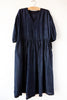 Charcoal Dyed Ramie Dress