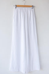 Wide Leg Linen Trouser