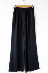 Wide Leg Linen Trouser