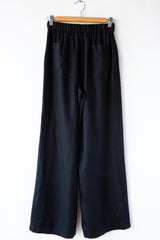 Wide Leg Linen Trouser