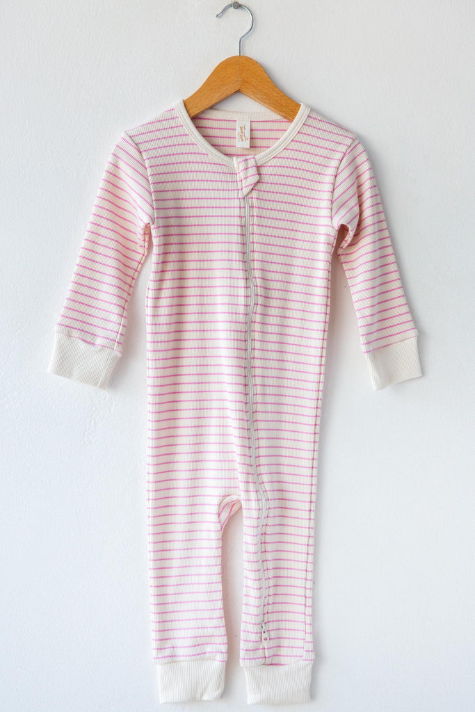 Stripe Ribbed Romper