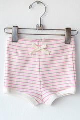 Stripe Ribbed Short