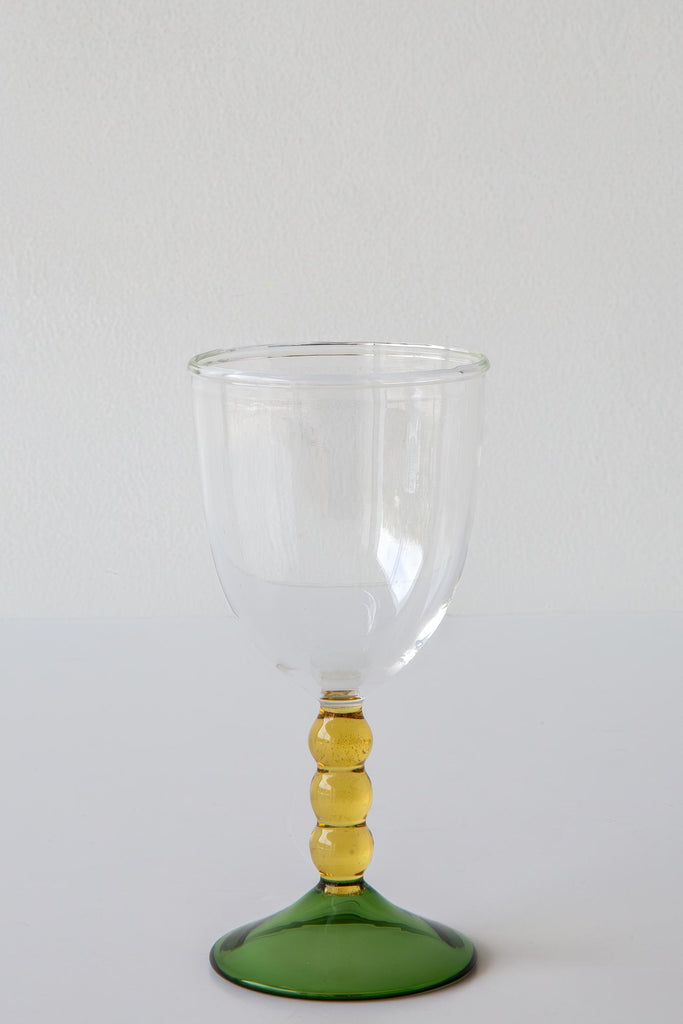 Circle Stem Wine Glass