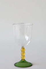 Circle Stem Wine Glass