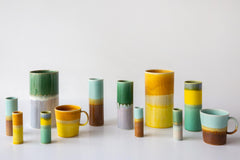 Glazed Cylinder Vase