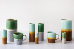 Glazed Cylinder Vase