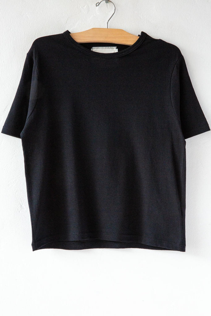 Slit Neck S/S Tee