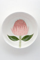 Flower Medium Bowl-White