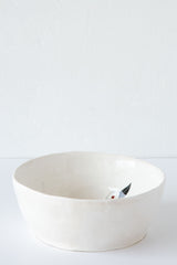Butterfly Medium Bowl -White