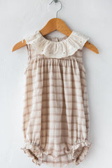 Molly Plaid Romper