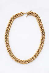 Wide Curb Chain Necklace