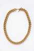 Wide Curb Chain Necklace