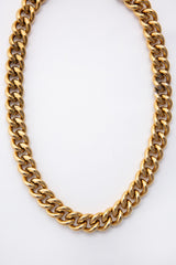 Wide Curb Chain Necklace