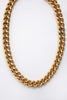 Wide Curb Chain Necklace