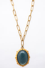 Paperclip Chain Pendant