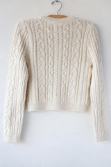 Cable Shrunken Cardi