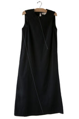 Diagonal Denim Dress