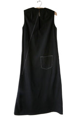 Diagonal Denim Dress
