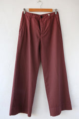 Twill Wide Leg Pant