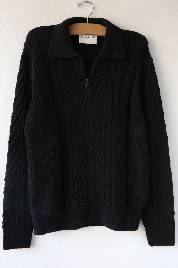 Zip Cable Knit