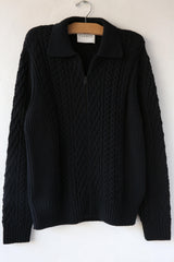Zip Cable Knit