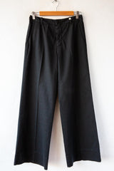 Twill Crop Wide Leg
