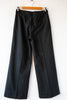Twill Crop Wide Leg