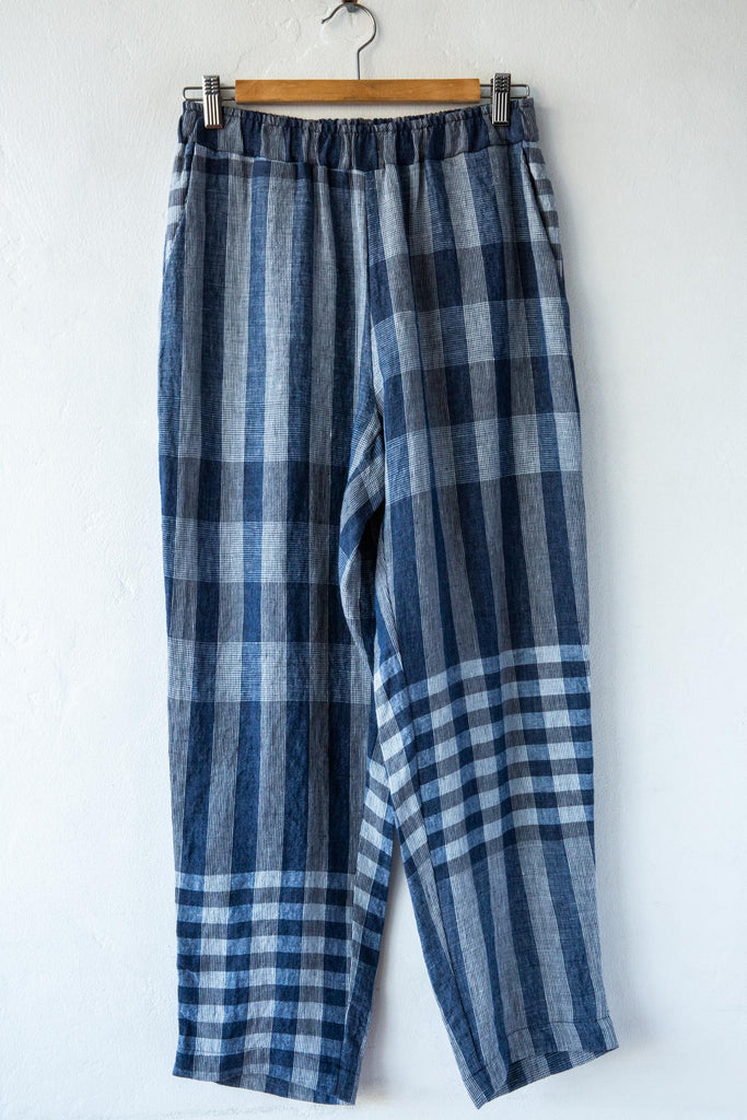 Preciso Linen Plaid Pant