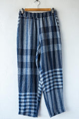 Preciso Linen Plaid Pant