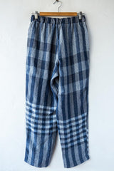 Preciso Linen Plaid Pant