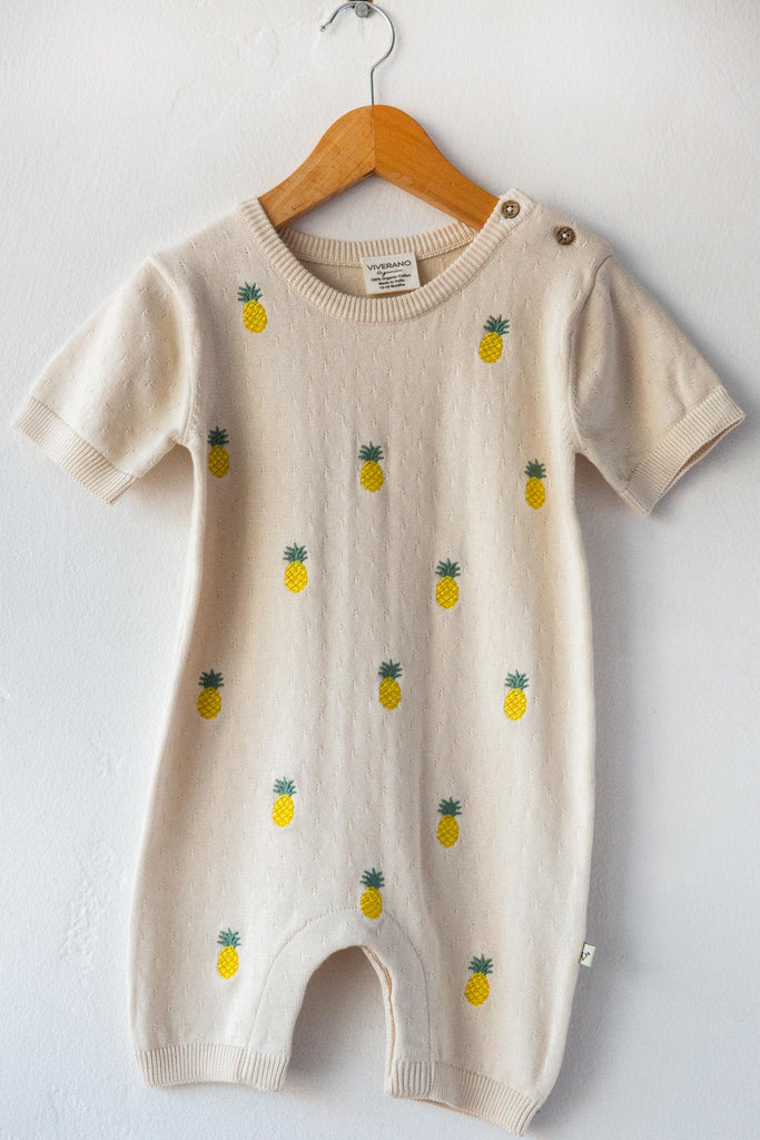 Pineapple Emb Romper