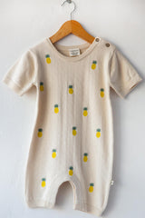 Pineapple Emb Romper