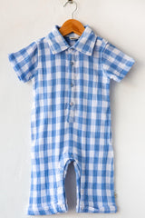 August Gingham Romper