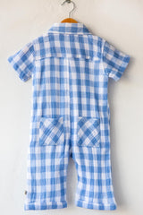 August Gingham Romper