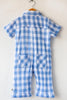 August Gingham Romper