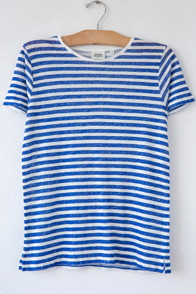 Tendry Linen Stripe Tee