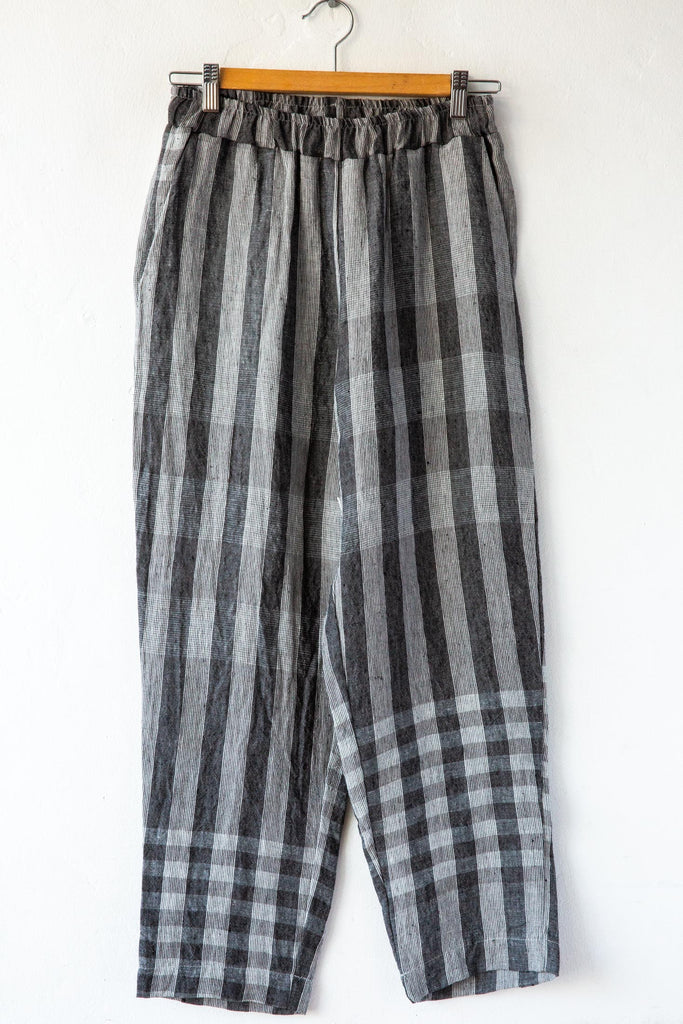 Preciso Linen Plaid Pant