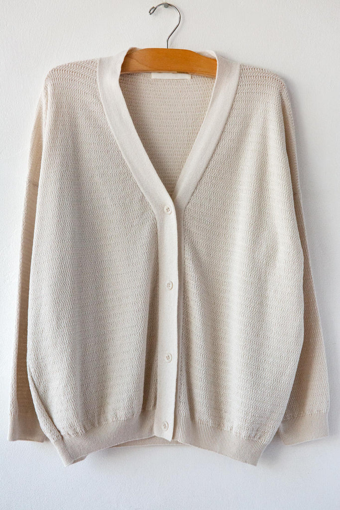 Cotton Paper Yarn Cardi