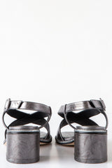 Metallic Bomber Sandal