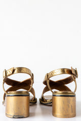 Metallic Bomber Sandal