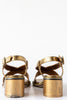 Metallic Bomber Sandal