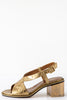 Metallic Bomber Sandal