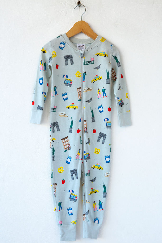 New York Goodnight PJ Romper