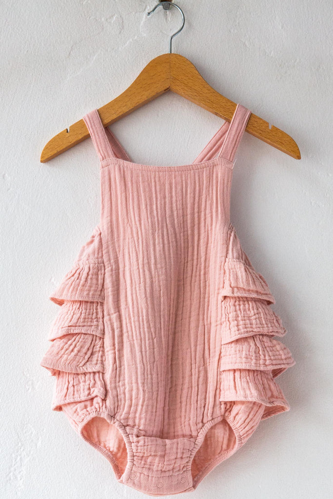 Muslin Ruffle Sunsuit