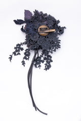 Floral Crochet Dual Clip Corsage