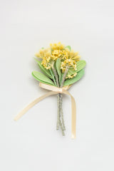 Mimosa Dual Clip Corsage