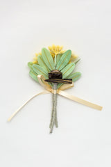 Mimosa Dual Clip Corsage