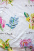 Fleurs Linen Silk Scarf