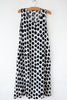 Sleeveless Dot Midi