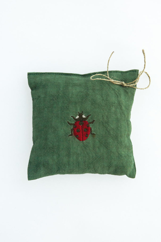 Lavender Ladybug Emb Sachet